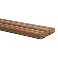 Walnut Wood Dowel Rods 1/2" x 36" Unfinished Sticks for Crafts/DIY | Woodpeckers