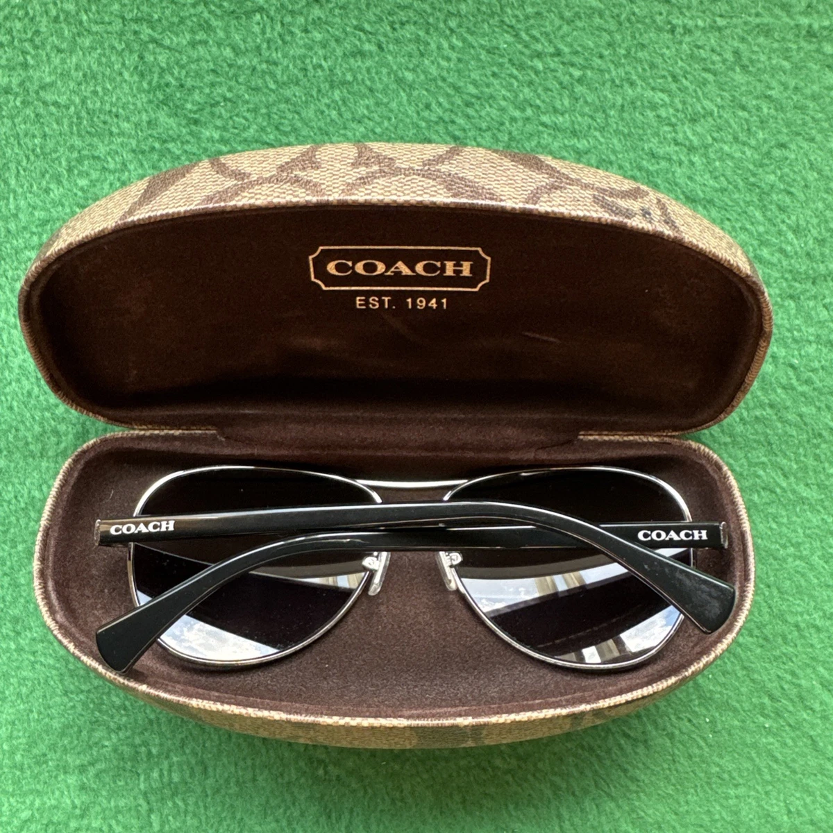 Coach Silver Sunglasses for Women for sale | eBay
