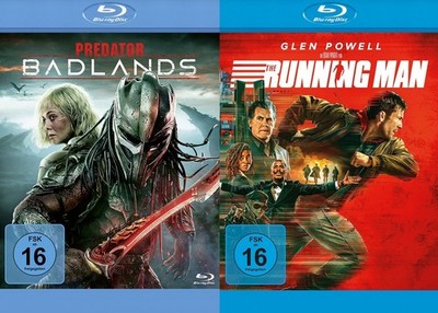 Predator: Badlands + The Running Man (2025) im Set # BLU-RAY-NEU