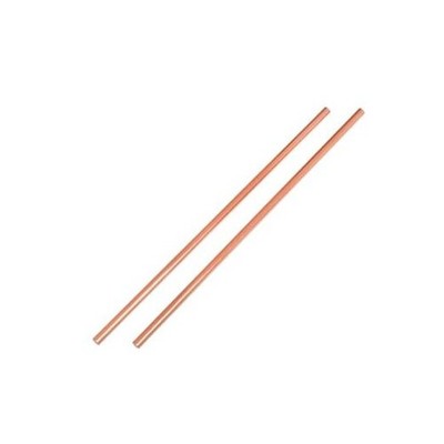 PCS Pure Copper Round Rod 0.0'' Dia x 8'' Length 99.98% Bare Solid 0.20x8inch 2