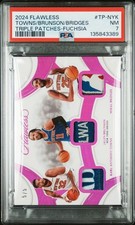 2024 Panini Flawless Triple Patches Jalen Brunson/Karl-Anthony Towns/Mikal Br...