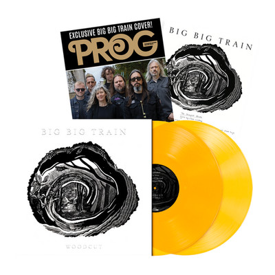 Exclusive Ltd. 300 Yellow 2LP Big Big Train   Woodcut Sjöblom Beardfish Prog