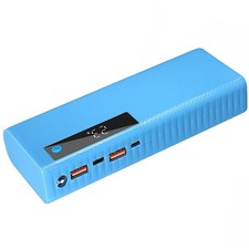 Blue DIY Power Bank Box 5 21700 Battery Charger Case PD22.5W Fast Charging Box D