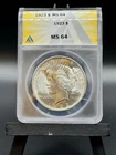 1923-P Peace Dollar ANACS 64