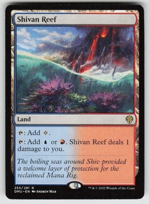 Shivan Reef 255 Rare Dominaria United Magic: The Gathering Near Mint