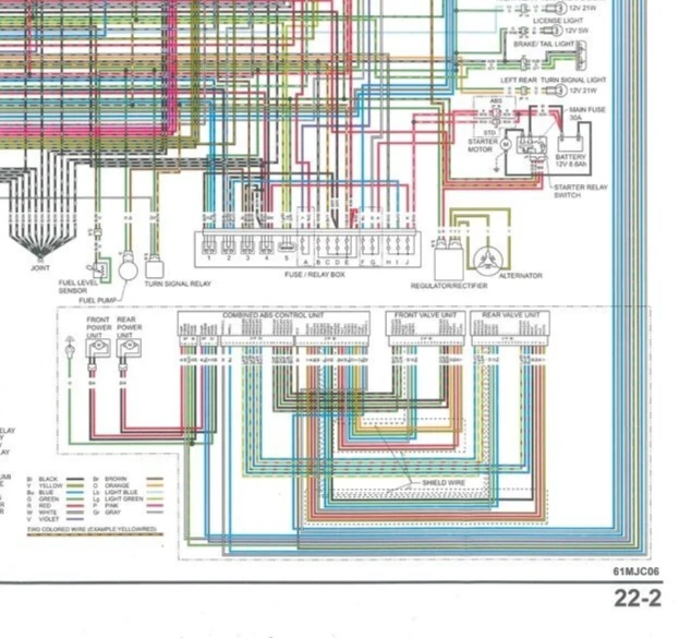 Reprodução manual de serviço Honda 2013 - 2019 CBR600RR/RA - Imagem 4 de 4