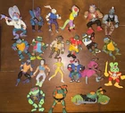 vintage Teenage Mutant Ninja Turtles (TMNT) action figures