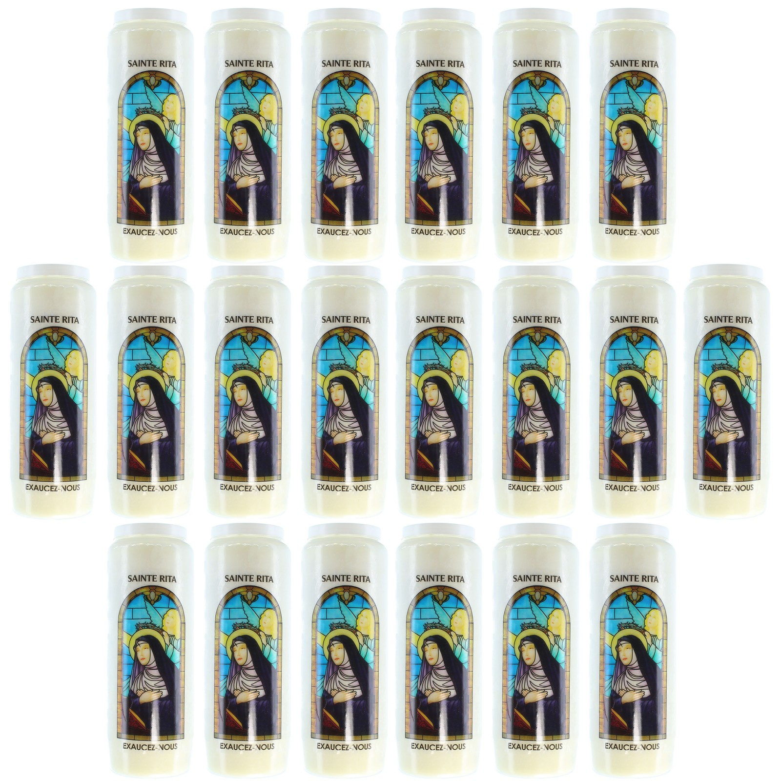 Bougies de Neuvaine Sainte Rita pour Garder l'Espoir dans les Moments Difficiles