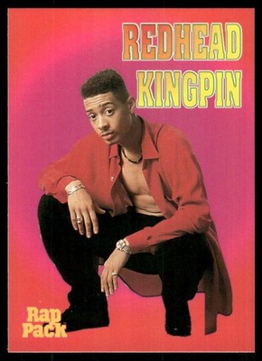 Rap Pack Redhead Kingpin 1991 Rap Pack Premier Cards #101