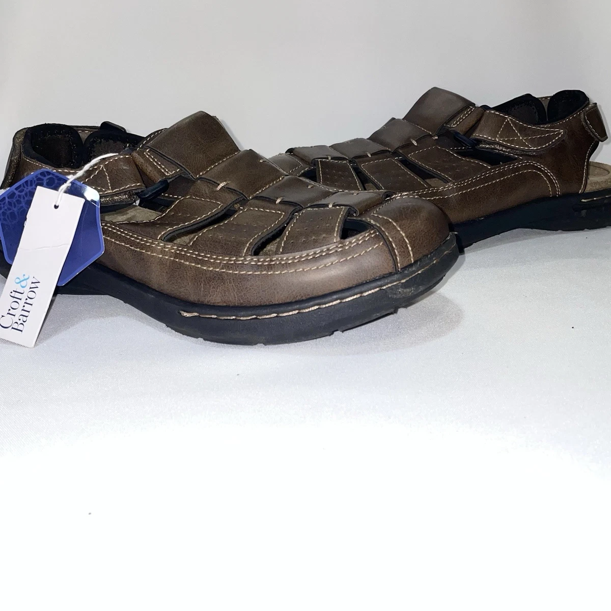 Croft & Barrow Brown Fisherman Sandals for Men for sale | eBay display picture 3