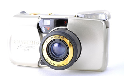OLYMPUS mju ZOOM 105 DELUXE Point & Shoot Film Camera Japan [Tested MINT]