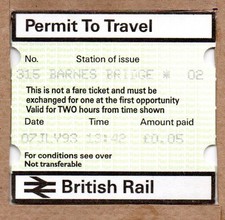 Barnes Bridge 02 - PERTIS Permit to Travel - London SW13