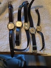 Five Vintage Timex Watches, Some Water Proof.