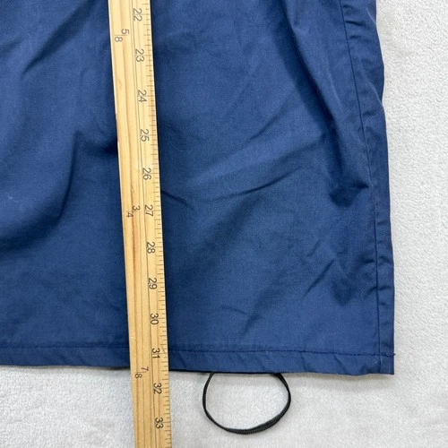 Vintage Frostline Kit Mountain Parka Mens M Navy Blue Hooded Utility Jacket 90s image 6