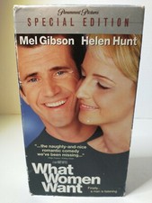What Women Want VHS, 2001, Special Edition Mel Gibson, Helen Hunt