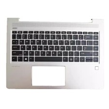 US backlit PalmRest Keyboard For HP ProBook 440 445 445R G6 L44588-001 Silver