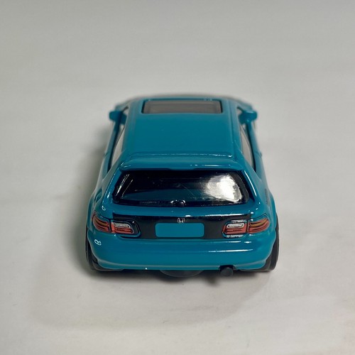 Honda Civic EG Honda Civic Series Teal Green 1:64 Diecast Diorama Model Car #2 - Picture 8 of 11