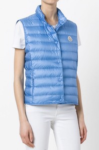 600 Moncler Liane Down Filled Gilet Vest With Pouch Sz 3 Med Current Collection Ebay