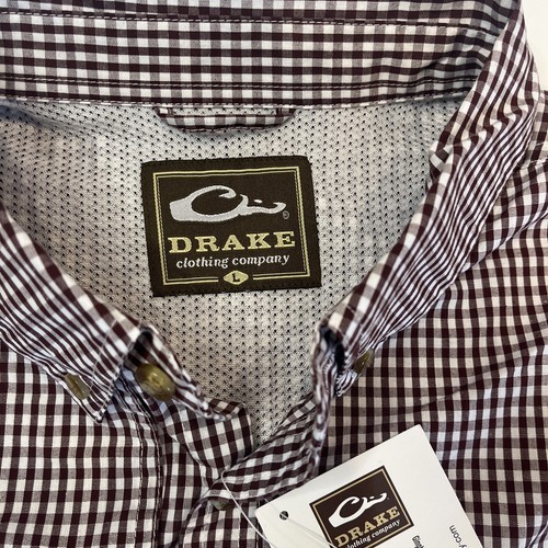 Drake Wingshooter's Shirt Men's Large Button-Down Vented Fishing Hunt Waterfowl - Picture 6 of 13