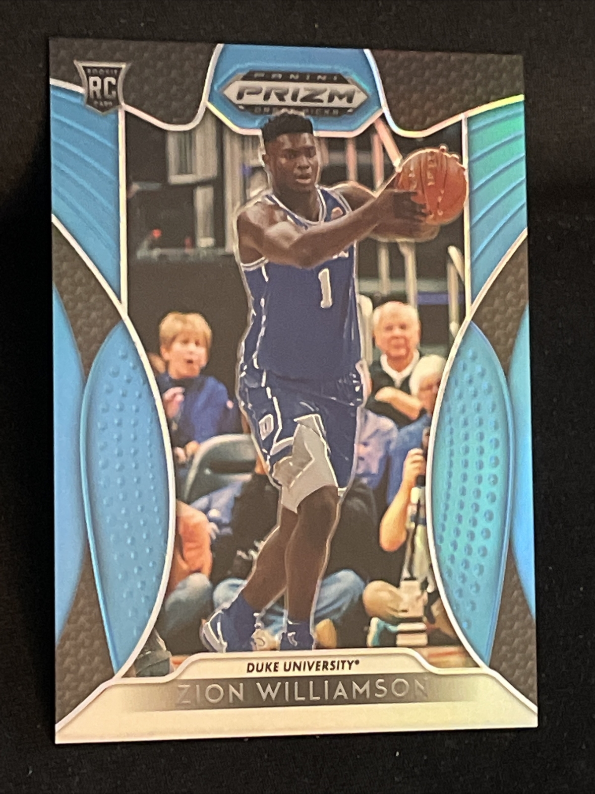 2019 Prizm Draft Picks Zion Williamson Carolina Blue SP 20/30 Duke Rookie