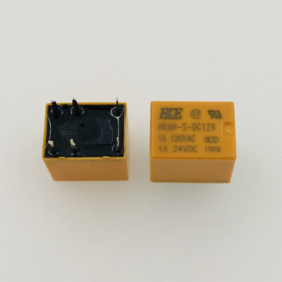 10PCS HKE HRAH-S-DC12V Power Relay 6 Pins 12VDC 1A 120VAC