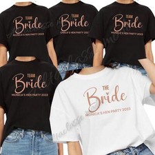 Team Bride Bridesmaid T‑Shirt – Bachelorette Hen Party Tee | Bridal Shower Gift
