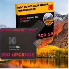 500GB SSD 2.5 Inch Hard Drive With Mac OS High Sierra Pre-Installed for Mac