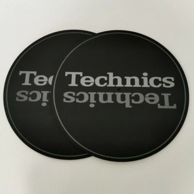 Technics Slipmats - Light Grey / Dark Grey x 2