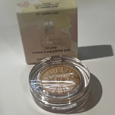 CLINIQUE LID POP in #01 Vanilla Pop .07 oz/2g New In Box ~ Discontinued - Image 1 of 3