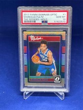 MARKELLE FULTZ 2017-18 PANINI DONRUSS OPTIC THE ROOKIES HOLO RC #1 PSA 10 GEM