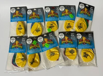 JAMES RIVER 10 Pack of Vintage Mighty Morphin Power Rangers Balloons