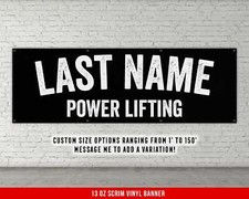Motivational Gym Wall Art - Custom Fitness Banner for Home Garage