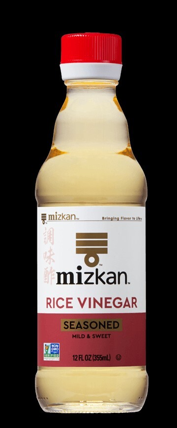 Mizkan  Organic Rice Vinegar Seasoned  Sweetened ~ 12.fl.oz Each 2 Bottles 