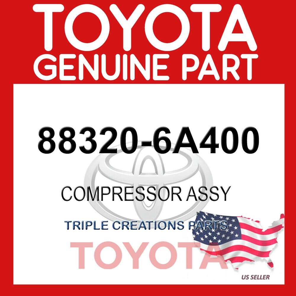Genuine Toyota 88320-6A400 Compressor Assy Cooler 883206A400 OEM