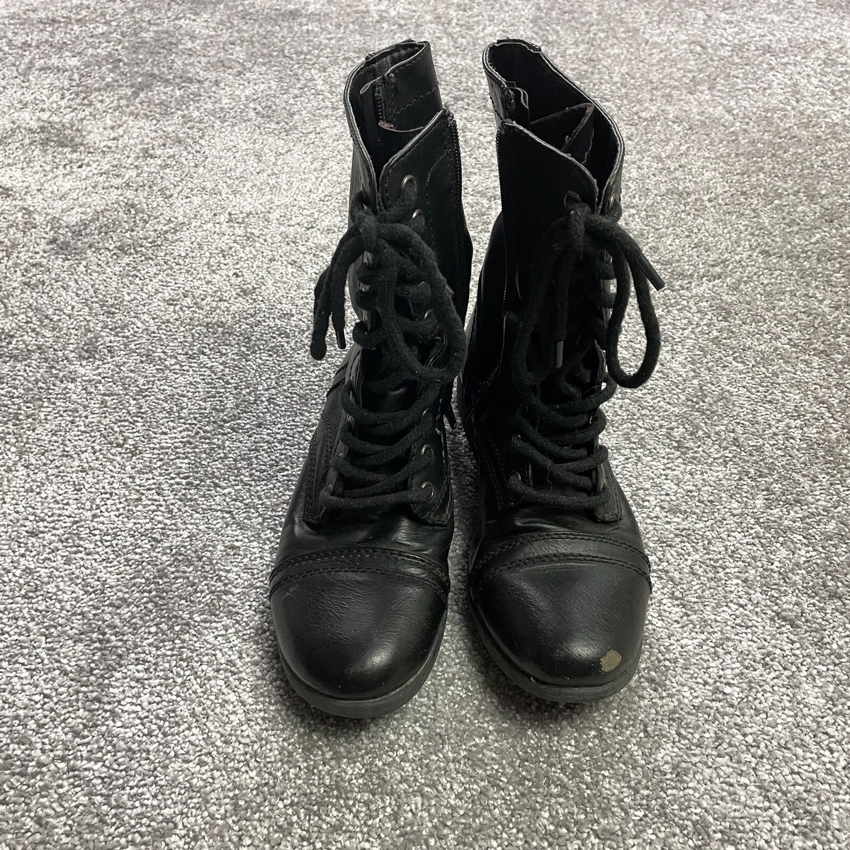 SM New York Women's Honey Black Mid-Calf Boots #30742 Size SM New York Women's Honey Black Mid-Calf Boots #30742 Size