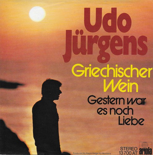 7", Single Udo Jürgens - Griechischer Wein - Bild 1 von 1