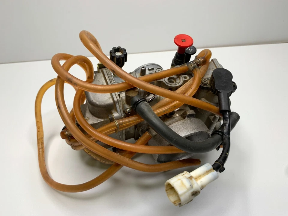 Carburador de motor Husqvarna TE250 TE 250 2005 05 cuerpo del acelerador de carburador Keihin CRF Foto 2 de 4