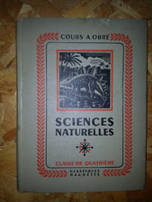 Cours A.Obré sciences naturelles classe de 4ème géologie Hachette 1955