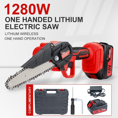 Mini Chainsaw Cordless 6Inch Small 