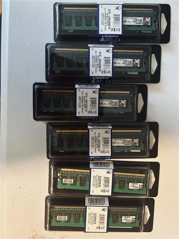 Kingston PC2-4200 1 GB DIMM 533 MHz DDR2 SDRAM Memory (D12864E40) - FREE SHIP! - Image 2 of 2