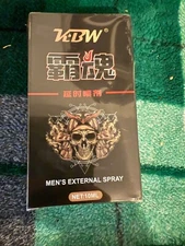 NEW AND SEALED! KBW MEN'S EXTERNAL TIME DELAY SPRAY FOR LASTING CONTROL LOT5349
