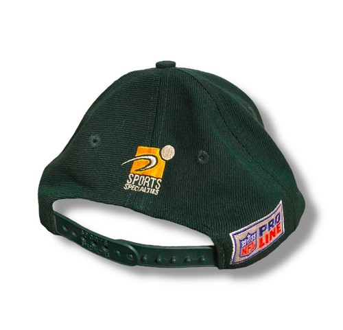 Vintage Green Bay Packers Mütze Cap NFL Pro Line Sports Specialties 90s Grid Logo - Bild 2 von 3