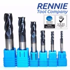 Solid Carbide End Mill 4 Flute TiAlN Coated. Micrograin Carbide. Slot Drill