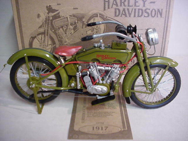 Harley-Davidson & EEZAN 上下セット HARLEY DAVIDSON NEW IN BOX 1917 METAL 1/6 MOTORCYCLE BIKE XONEX