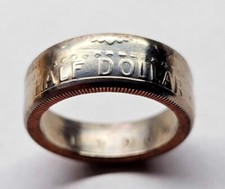 1996D Kennedy Half Dollar Coin Ring, Gift, Graduation yr, Wedding yr, Birth yr