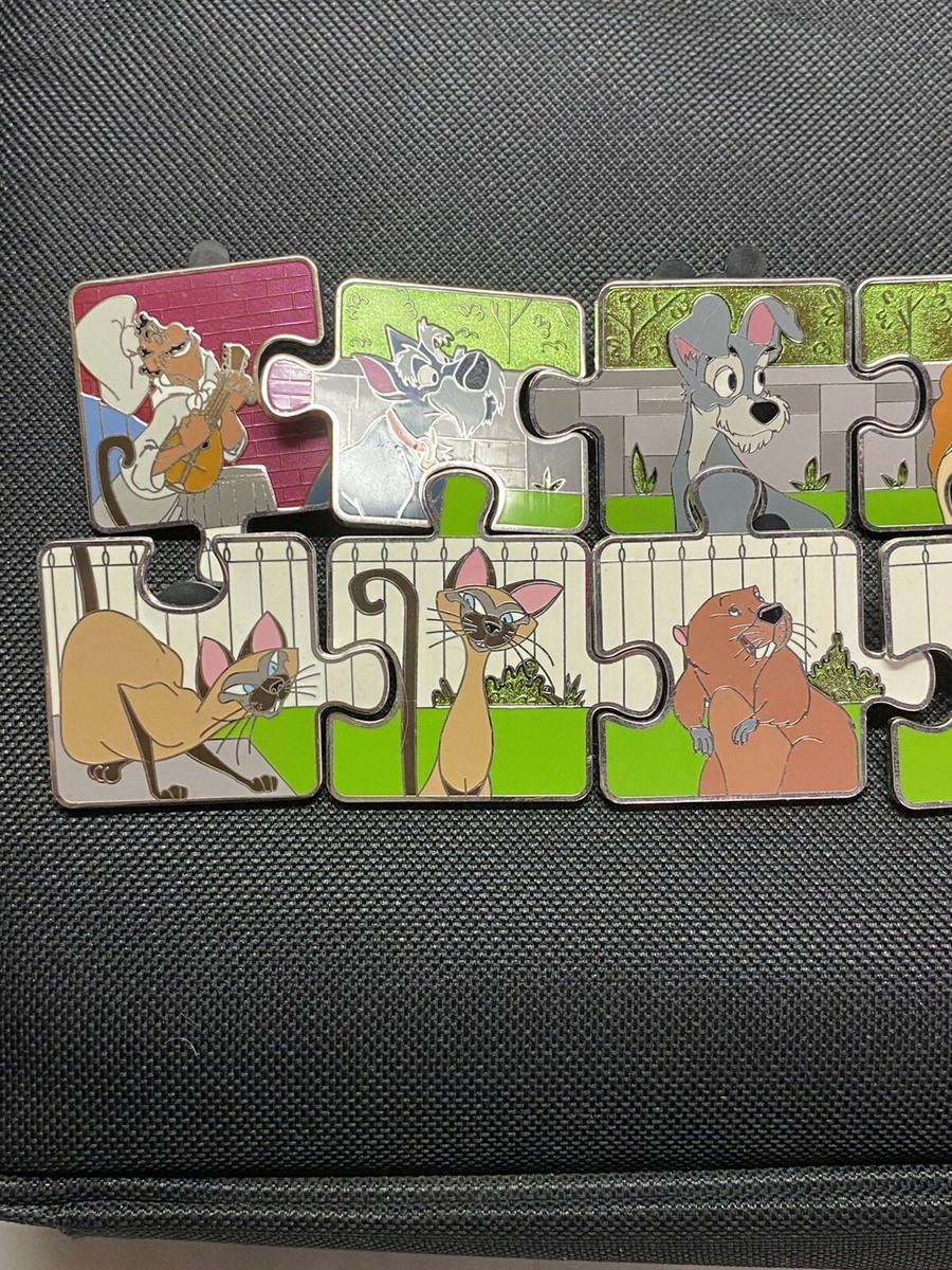 Disney Pin Lady And The Tramp Character Mystery Puzzle