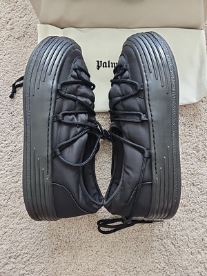 Men Palm Angels Black Puffer Shoes Snow Winter Size 12 / EU  display picture 3