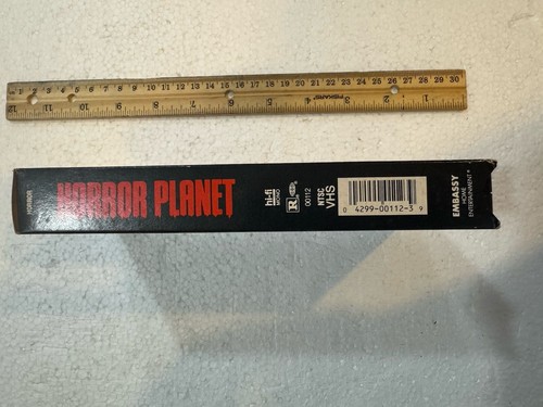 Rare "Horror Planet" (1982) Horror/Sci-Fi VHS 1988 Release - Foto 5 di 9