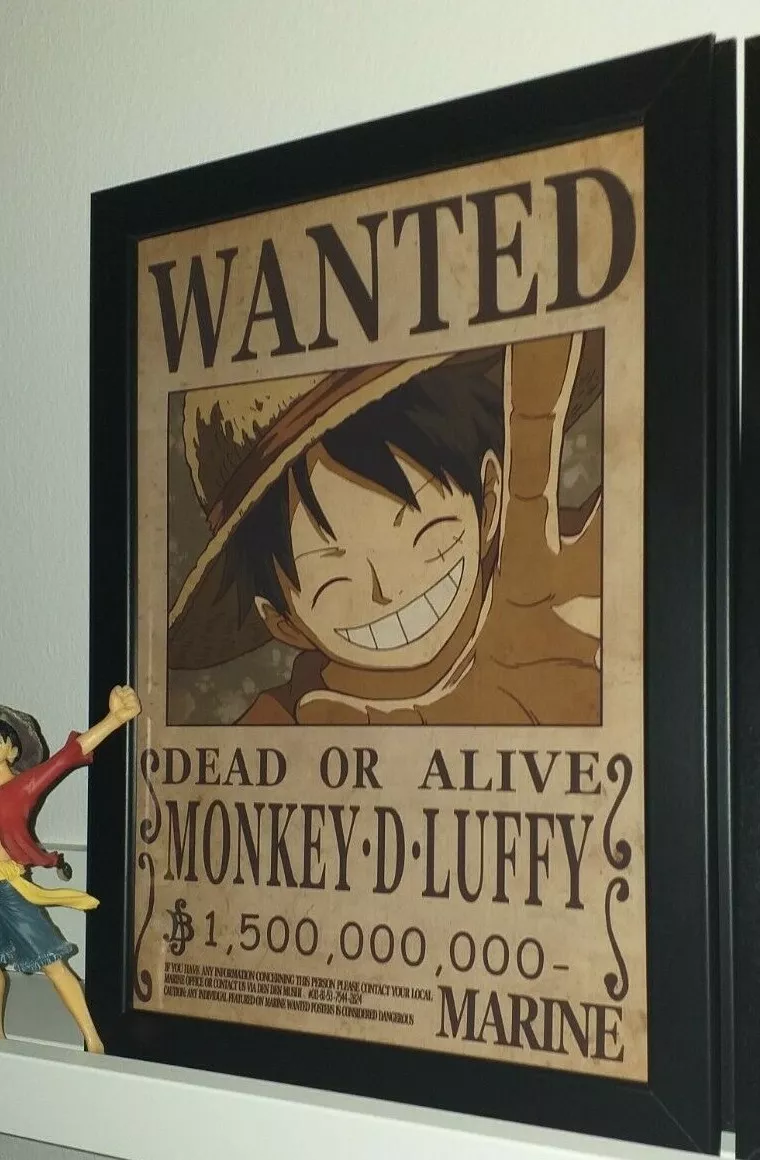 Poster One Piece - Wanted Monkey D. Luffy | Wall Art, Gifts & Merchandise 