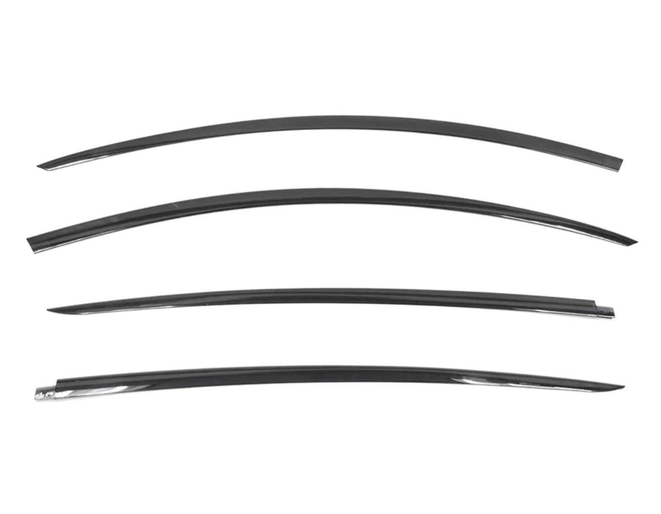 Tesla Model Y Side Window Deflectors, Smoke, Premium Series, 2020-2024-image